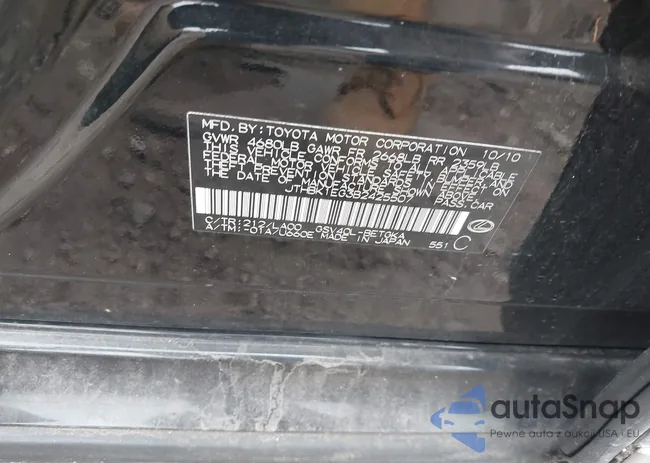 JTHBK1EG3B2425507: 41726246