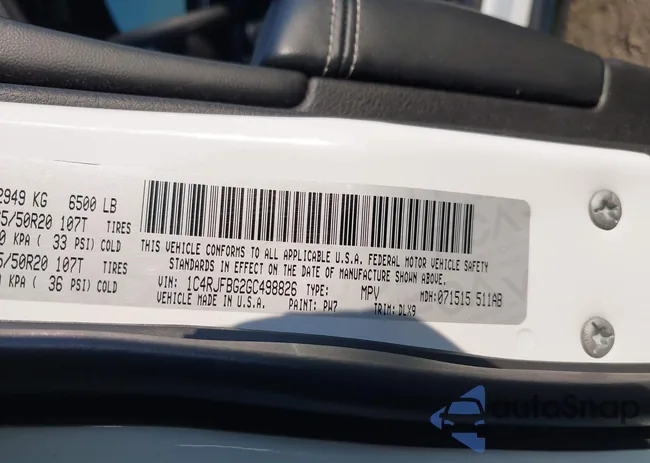 1C4RJFBG2GC498826: 41727665