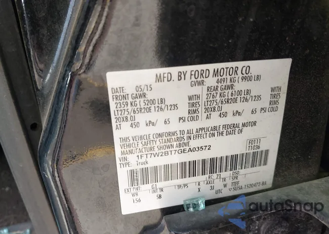 1FT7W2BT7GEA03572: 41728188