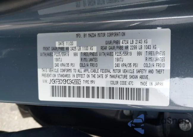 JM3KFBCM3M0342993: 41729079