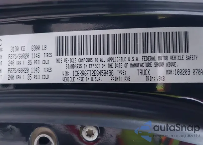 1C6RR6FT2ES458496: 41729188