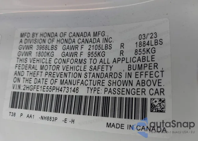 2HGFE1E55PH473146: 41729388