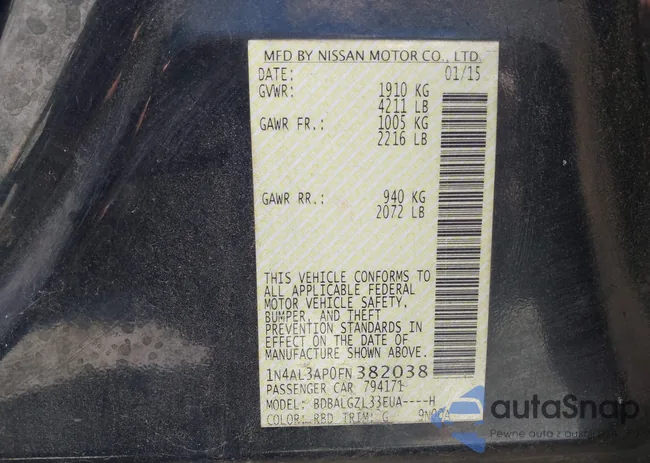 1N4AL3AP0FN382038: 41730749