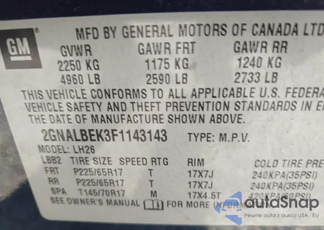 2GNALBEK3F1143143: 41731138