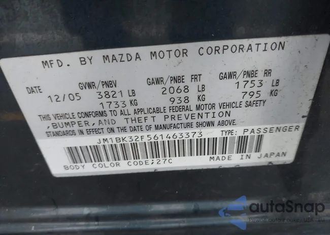 JM1BK32F561463373: 41733886