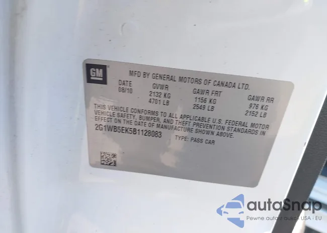 2G1WB5EK5B1128083: 41734689