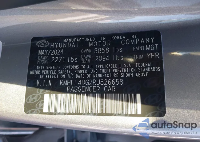 KMHLL4DG2RU826658: 41735852