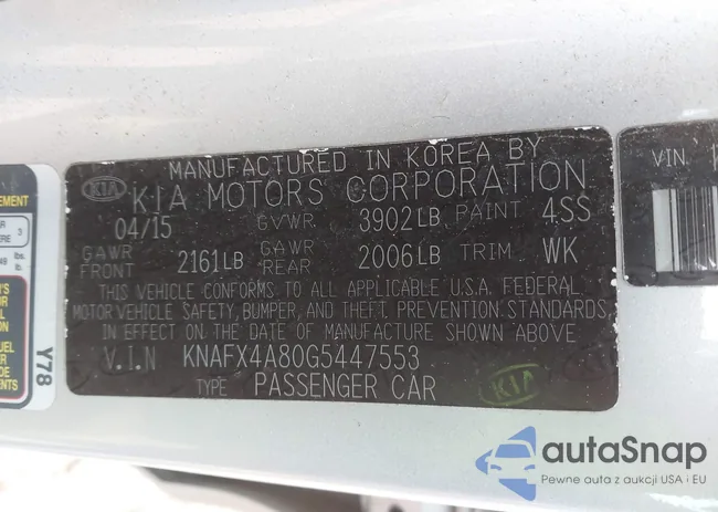 KNAFX4A80G5447553: 41736331