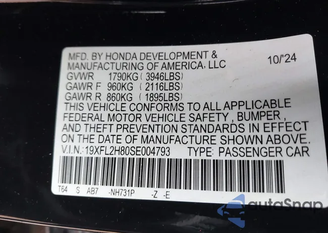 19XFL2H80SE004793: 41737560