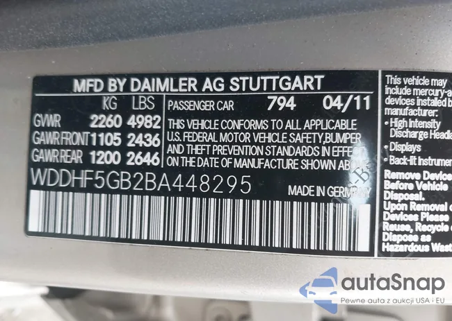 WDDHF5GB2BA448295: 41737967