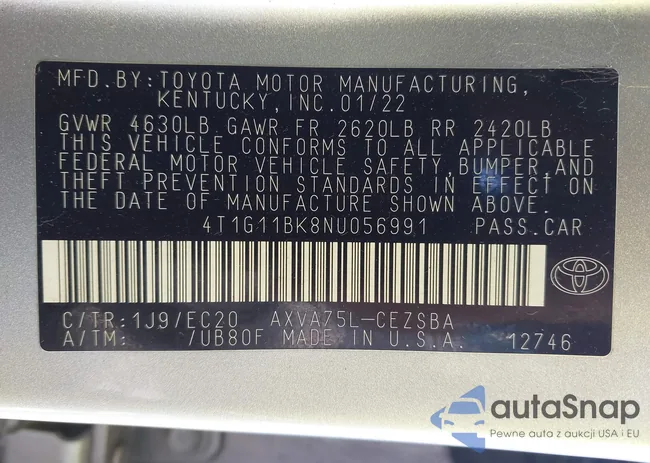 4T1G11BK8NU056991: 41738967