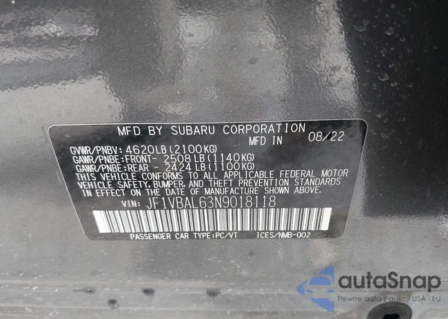 JF1VBAL63N9018118: 41739069