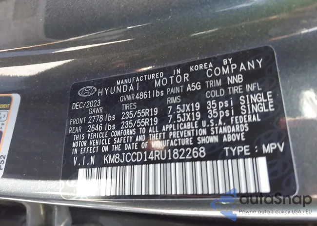 KM8JCCD14RU182268: 41739377