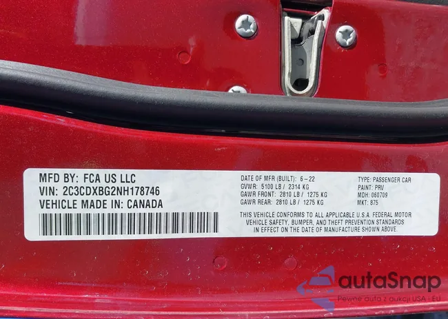 2C3CDXBG2NH178746: 41740457