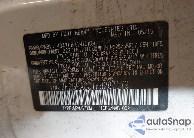 JF2GPACC1F9287179: 41740220