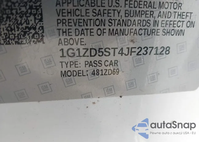 1G1ZD5ST4JF237128: 41741649