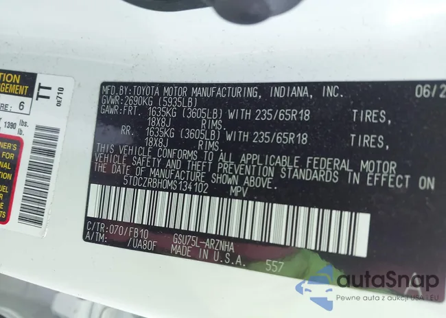 5TDCZRBH0MS134102: 41742017