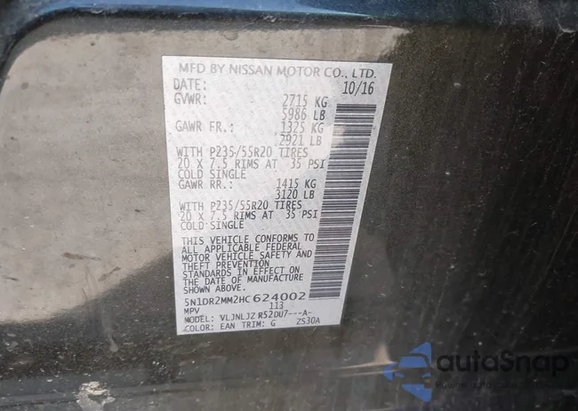 5N1DR2MM2HC624002: 41742762