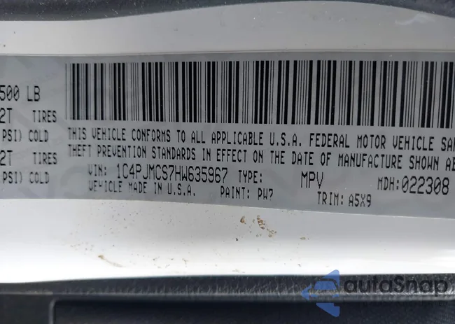 1C4PJMCS7HW635967: 41742842