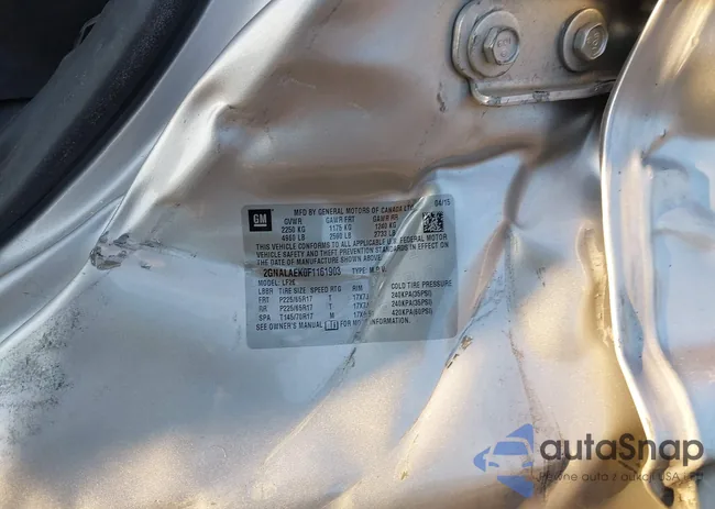 2GNALAEK0F1161903: 41743368