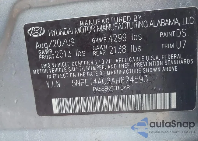 5NPET4AC2AH624593: 41745002