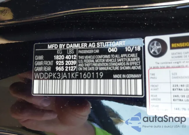 WDDPK3JA1KF160119: 41744155