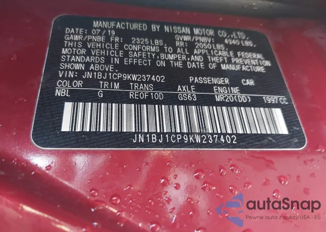 JN1BJ1CP9KW237402: 41748268