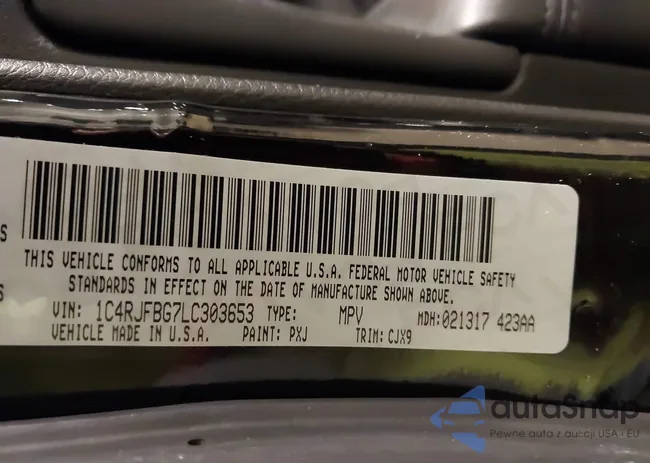 1C4RJFBG7LC303653: 41749581