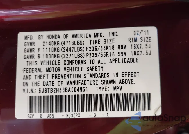 5J8TB2H53BA004951: 41749757