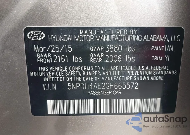 5NPDH4AE2GH665572: 41750530