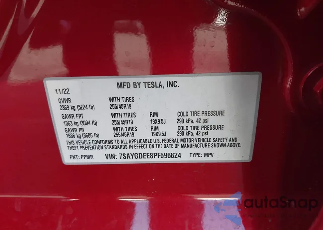 7SAYGDEE8PF596824: 41750040