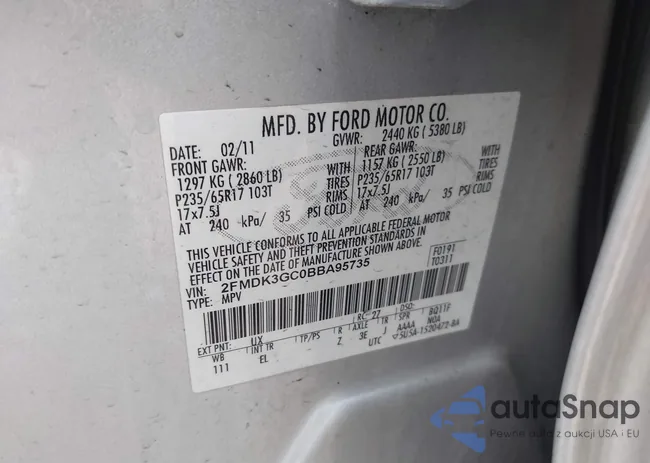 2FMDK3GC0BBA95735: 41751719