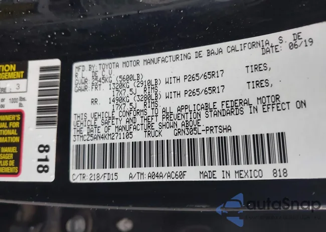 3TMCZ5AN4KM271105: 41752706