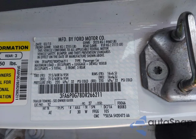 3FA6P0G78DR266211: 41752802