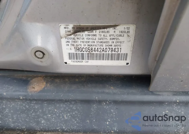 1HGCG56442A079431: 41753105