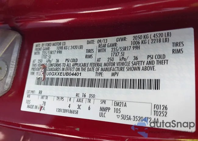 1FMCU0GXXEUB04401: 41754883