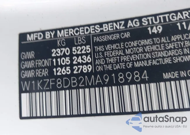 W1KZF8DB2MA918984: 41755143