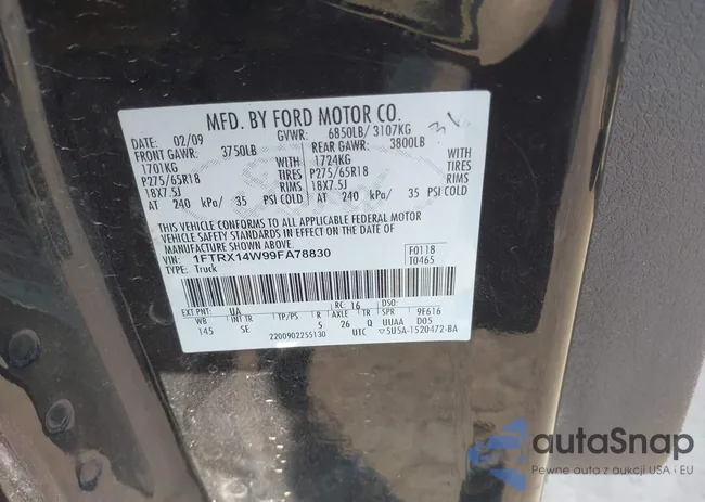 1FTRX14W99FA78830: 41756857