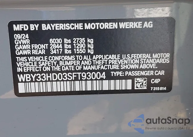 WBY33HD03SFT93004: 41756898