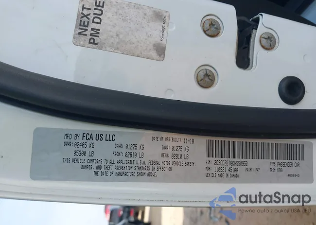 2C3CDZBT8KH550952: 41757397