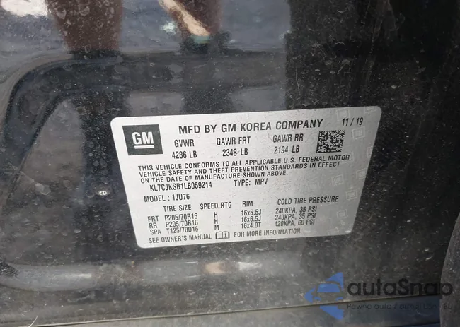 KL7CJKSB1LB059214: 41761925