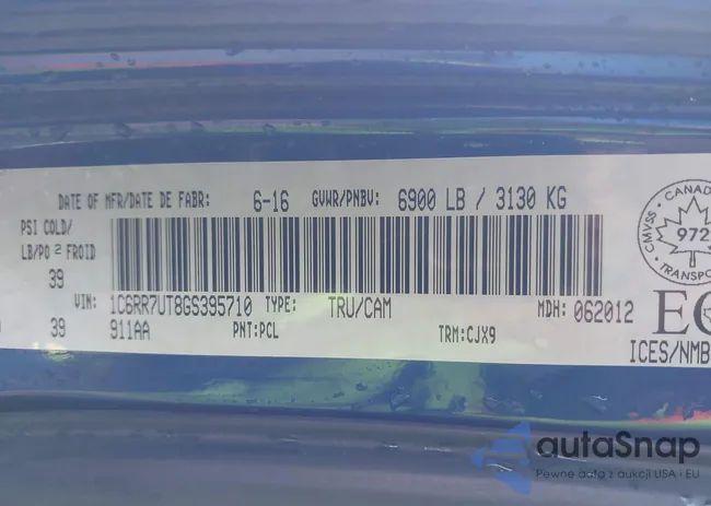 1C6RR7UT8GS395710: 41763413