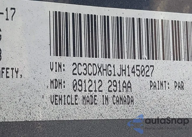 2C3CDXHG1JH145027: 41763855