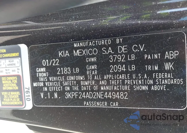 3KPF24AD2NE449482: 41763911