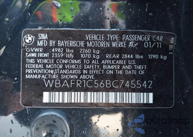 WBAFR1C56BC745542: 41765796