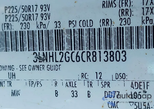 3LNHL2GC6CR813803: 41765231