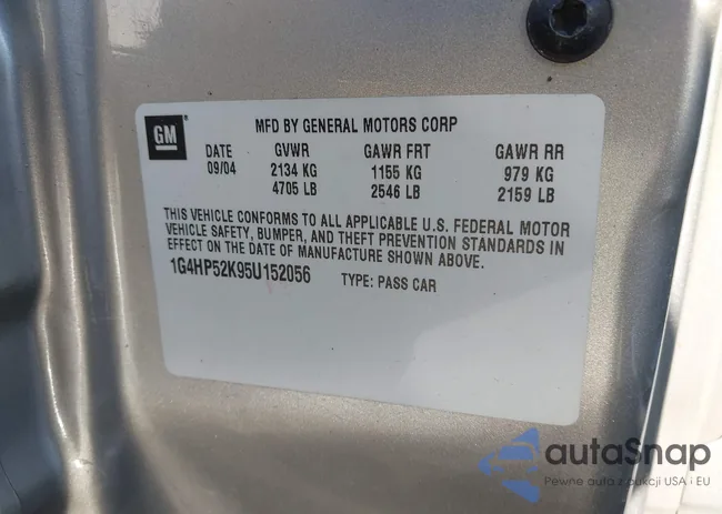 1G4HP52K95U152056: 41766748