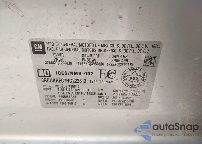 3GCUKREC7HG222612: 41766067