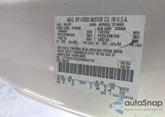 1FTRX17202NB83745: 41769415