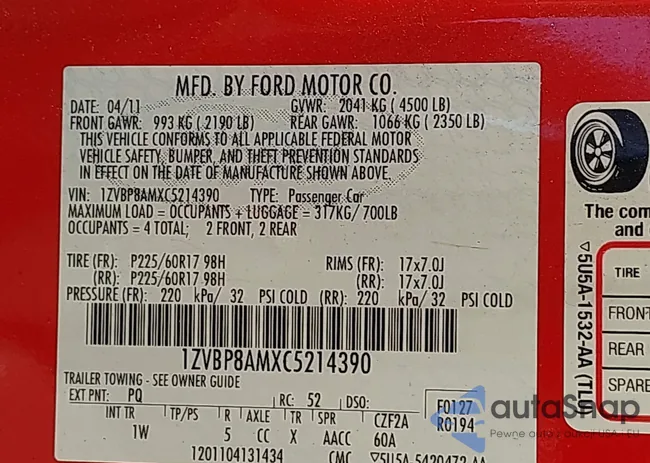 1ZVBP8AMXC5214390: 41769848